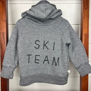 Gray Kids Hoodie - Childhoods Clothing, Ski Team